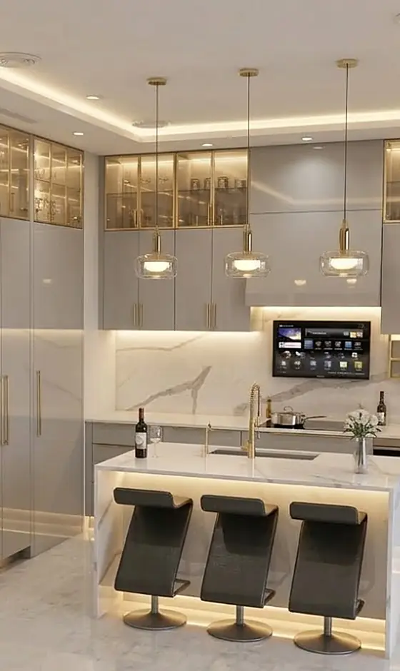 SCDC Texas 1-bedroom luxury apartment interior render