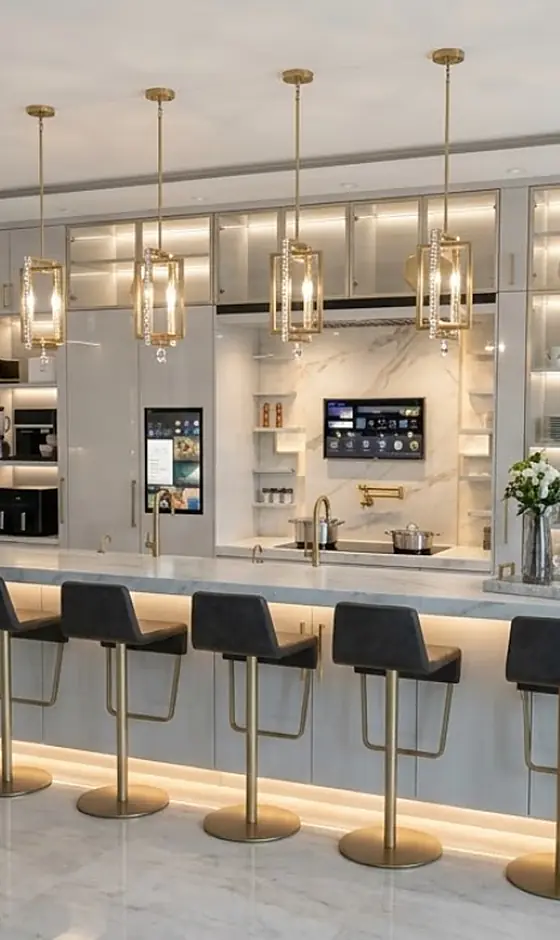 SCDC Texas 3-bedroom fortress residence luxury interior render